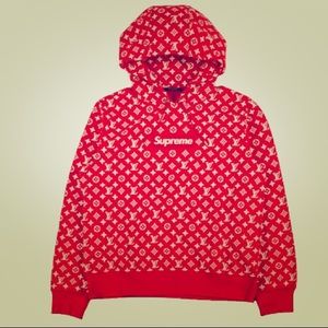 Louis V x Supreme Hoodie Men’s